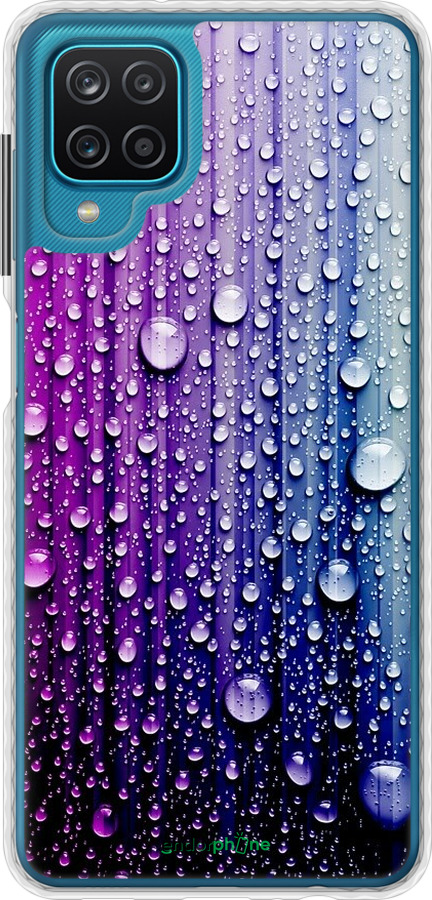 

Чохол Bumper чохол "Краплини води" для Samsung Galaxy A12 A125F, Синій
