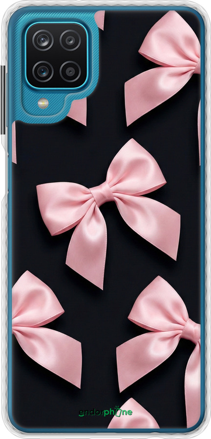 Чохол Bumper чехол Coquette Ribbons Dark Coquette для Samsung Galaxy M12 M127F - 6767pc-2360 изображение 