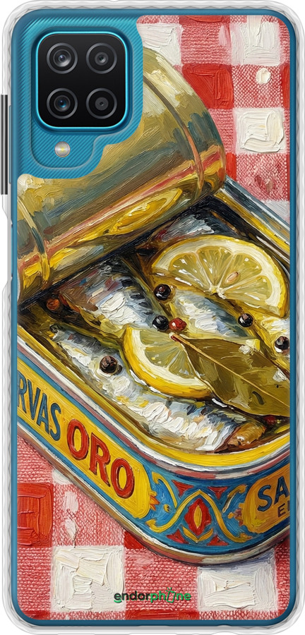 Чохол Bumper чехол Vintage Sardine Tin Phone для Samsung Galaxy M12 M127F - 6772pc-2360 изображение 