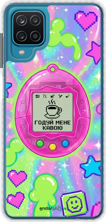 Чехол Bumper чехол Y2K Aesthetic Retro Pet: Годуй мене кавою для Samsung Galaxy A12 A125F - 6784pc-2201 изображение 