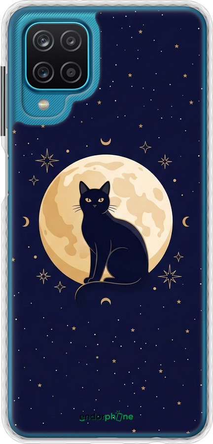Чохол Bumper чехол Cute Cat Celestial/Witchy для Samsung Galaxy A12 A125F - 6787pc-2201 изображение 