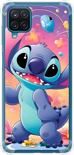 Силіконовий протиударний с посиленими кутами чехол Стич 2 для Samsung Galaxy A12 A125F - 6371sp-2201 изображение 