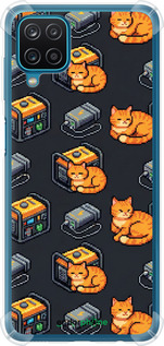 Силикон с усиленными углами чехол Autonomous Zone для Samsung Galaxy A12 A125F - 6771sp-2201 изображение 