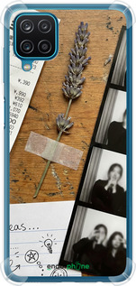 Силіконовий протиударний с посиленими кутами чехол Aesthetic Scrapbook Collage для Samsung Galaxy M12 M127F - 6773sp-2360 изображение 