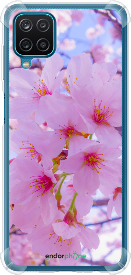 Силикон с усиленными углами чехол Сакура для Samsung Galaxy M12 M127F - 6029sp-2360 изображение 