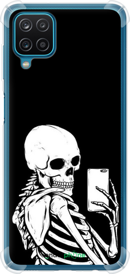 Силикон с усиленными углами чехол Скелет делает Selfie для Samsung Galaxy A12 A125F - 6535sp-2201 изображение 