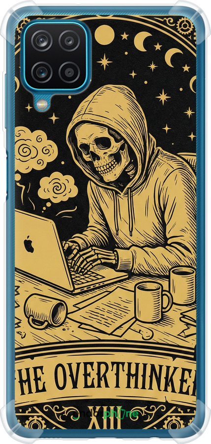 Силикон с усиленными углами чехол The Overthinker для Samsung Galaxy A12 A125F - 6774sp-2201 изображение 