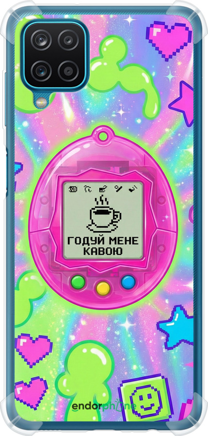 Силикон с усиленными углами чехол Y2K Aesthetic Retro Pet: Годуй мене кавою для Samsung Galaxy M12 M127F - 6784sp-2360 изображение 