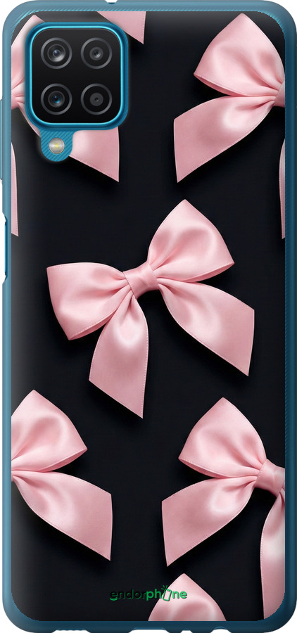 Силиконовый чехол Coquette Ribbons Dark Coquette для Samsung Galaxy M12 M127F - 6767u-2360 изображение 