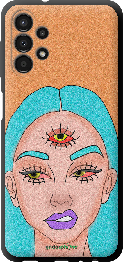 TPU чехол Девушка рисунок для Samsung Galaxy A13 A135F - 4576b-2498 изображение 