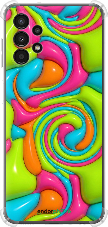 Силикон с усиленными углами чехол Y2K Jelly Dream для Samsung Galaxy A13 A135F - 6780sp-2498 изображение 