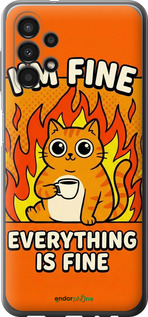 Силіконовий чехол Funny Cat для Samsung Galaxy A13 A135F - 6786u-2498 изображение 