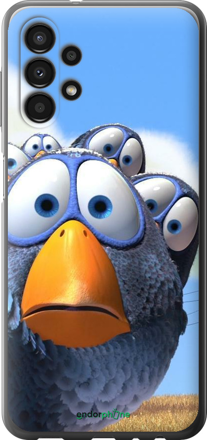 Силиконовый чехол Angry Birds для Samsung Galaxy A13 A135F - 6008u-2498 изображение 