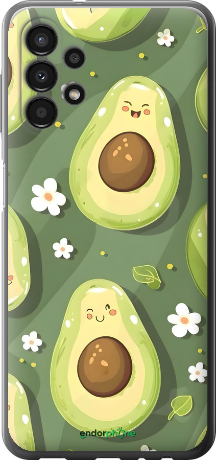 Силиконовый чехол Авокадо для Samsung Galaxy A13 A135F - 6380u-2498 изображение 