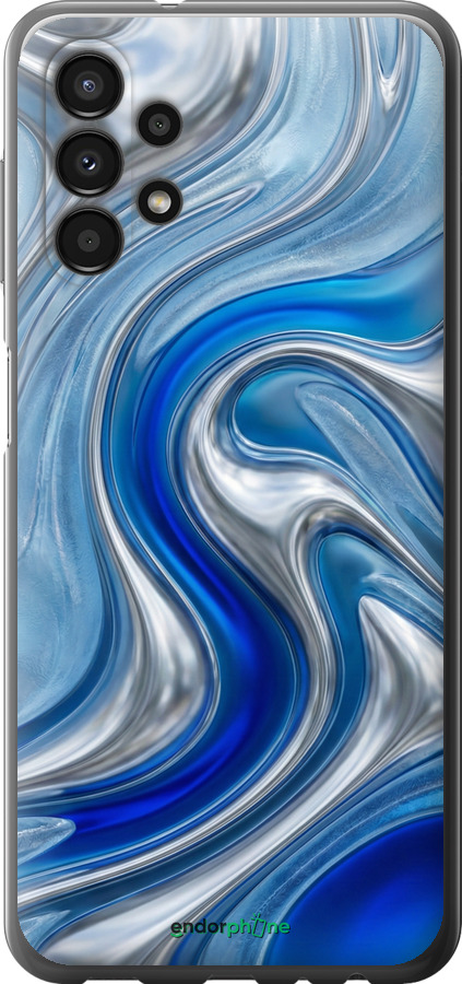 Силиконовый чехол Liquid Chrome для Samsung Galaxy A13 A135F - 6781u-2498 изображение 