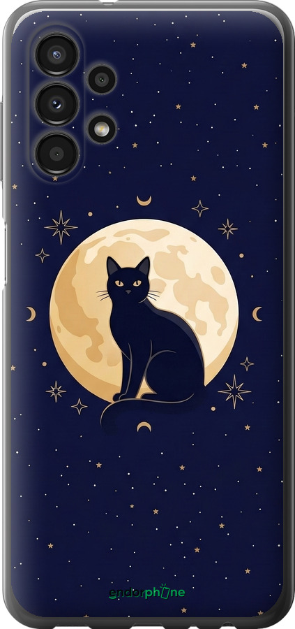 Силіконовий чехол Cute Cat Celestial/Witchy для Samsung Galaxy A13 A135F - 6787u-2498 изображение 