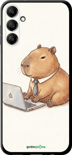 TPU чехол Funny Capybara CEO Working для Samsung Galaxy A14 A145F - 6777b-2937 изображение 