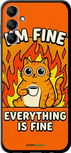 TPU чехол 'Funny Cat' для Samsung Galaxy A14 A145F изображение 3