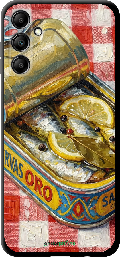 TPU чехол Vintage Sardine Tin Phone для Samsung Galaxy A14 A145F - 6772b-2937 изображение 