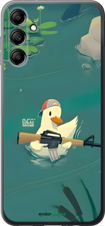 Силиконовый чехол Уточка с автоматом для Samsung Galaxy A14 A145F - 6356u-2937 изображение 