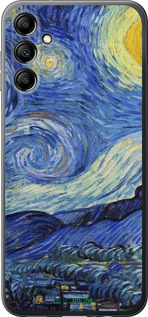 Силіконовий чехол «Зоряна ніч» Вінсента Ван Гога для Samsung Galaxy A14 A145F - 6433u-2937 изображение 