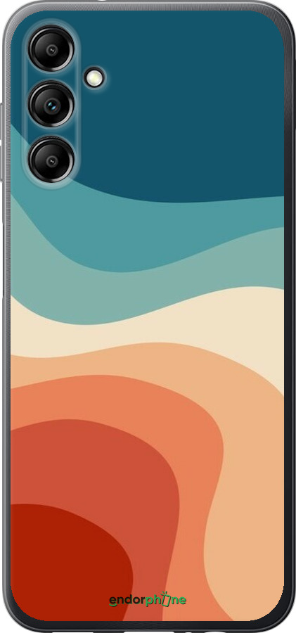Силиконовый чехол В стиле ретро с волнами для Samsung Galaxy A14 A145F - 6531u-2937 изображение 