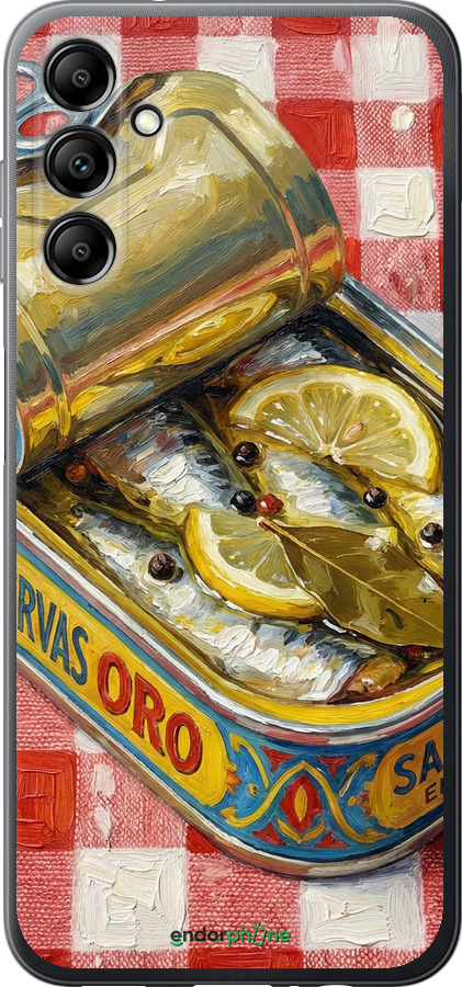 Силиконовый чехол Vintage Sardine Tin Phone для Samsung Galaxy A14 A145F - 6772u-2937 изображение 