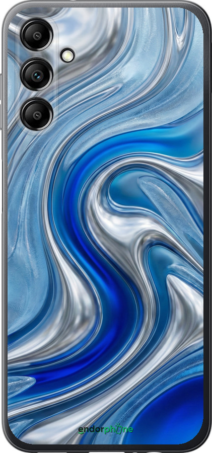 Силиконовый чехол Liquid Chrome для Samsung Galaxy A14 A145F - 6781u-2937 изображение 