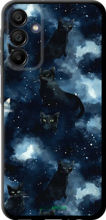 TPU чехол Изображение Кошек с тёмной акварелью для Samsung Galaxy A15 - 6521b-3357 изображение 
