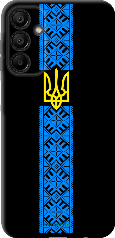 TPU чехол Тризуб в вишиванці для Samsung Galaxy A15 - 1158b-3357 изображение 