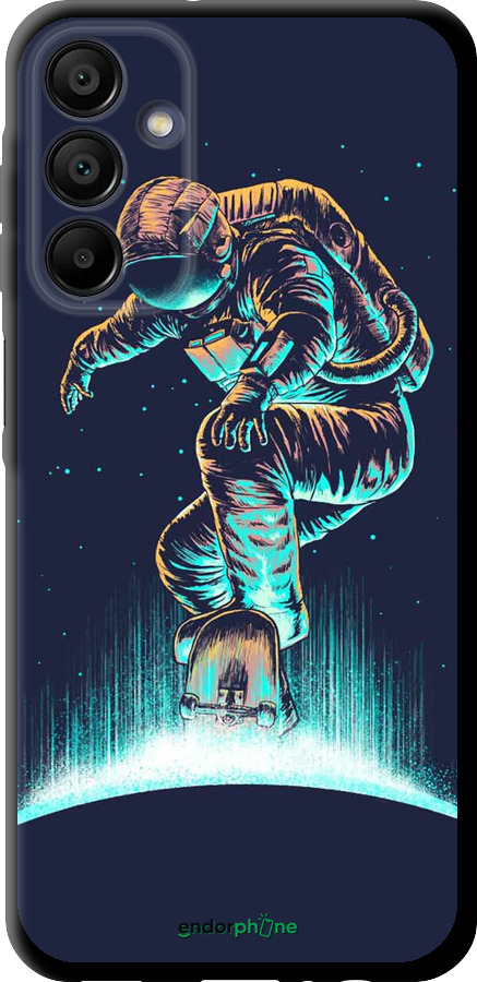 TPU чехол Космонавт на скейтборді для Samsung Galaxy A15 - 4145b-3357 изображение 