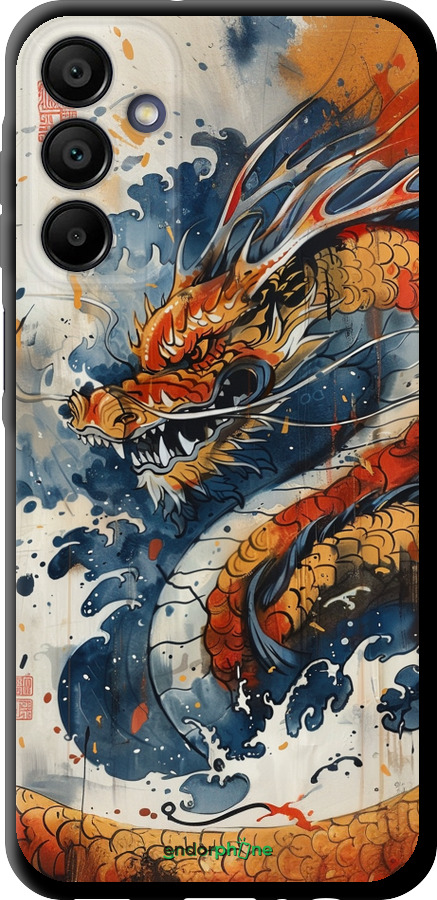 TPU чехол Гнів дракона для Samsung Galaxy A15 - 6112b-3357 изображение 