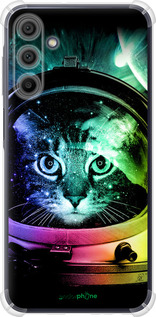Силикон с усиленными углами чехол Кот-астронавт для Samsung Galaxy A15 - 4154sp-3357 изображение 