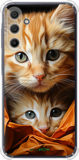 Силикон с усиленными углами чехол Котики 2 для Samsung Galaxy A15 - 5664sp-3357 изображение 