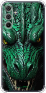 Силикон с усиленными углами чехол Зелёный дракон v2 для Samsung Galaxy A15 - 5817sp-3357 изображение 