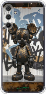Силикон с усиленными углами чехол Bronze kaws v2 для Samsung Galaxy A15 - 6098sp-3357 изображение 
