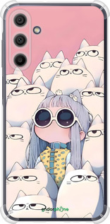 Силикон с усиленными углами чехол Малышка с котами для Samsung Galaxy A15 - 6295sp-3357 изображение 