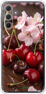 Силикон с усиленными углами чехол Вишня в шоколаде для Samsung Galaxy A15 - 6698sp-3357 изображение 