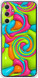 Силикон с усиленными углами чехол Y2K Jelly Dream для Samsung Galaxy A15 - 6780sp-3357 изображение 