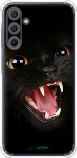 Силикон с усиленными углами чехол Чёрная кошка для Samsung Galaxy A15 - 932sp-3357 изображение 