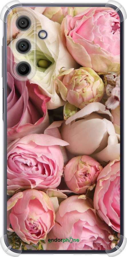 Силіконовий протиударний с посиленими кутами чехол Троянди v2 для Samsung Galaxy A15 - 2320sp-3357 изображение 