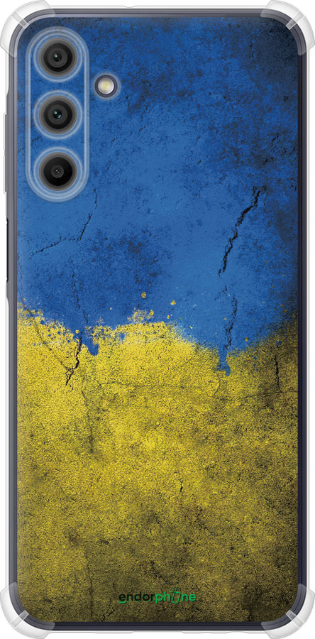 Силикон с усиленными углами чехол Флаг Украины 2 для Samsung Galaxy A15 - 401sp-3357 изображение 