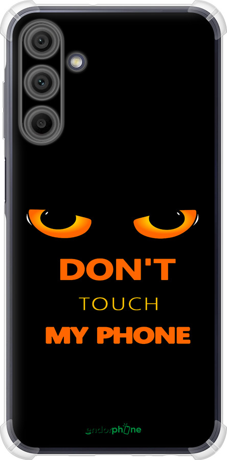 Силикон с усиленными углами чехол Don't touch the phone для Samsung Galaxy A15 - 4261sp-3357 изображение 