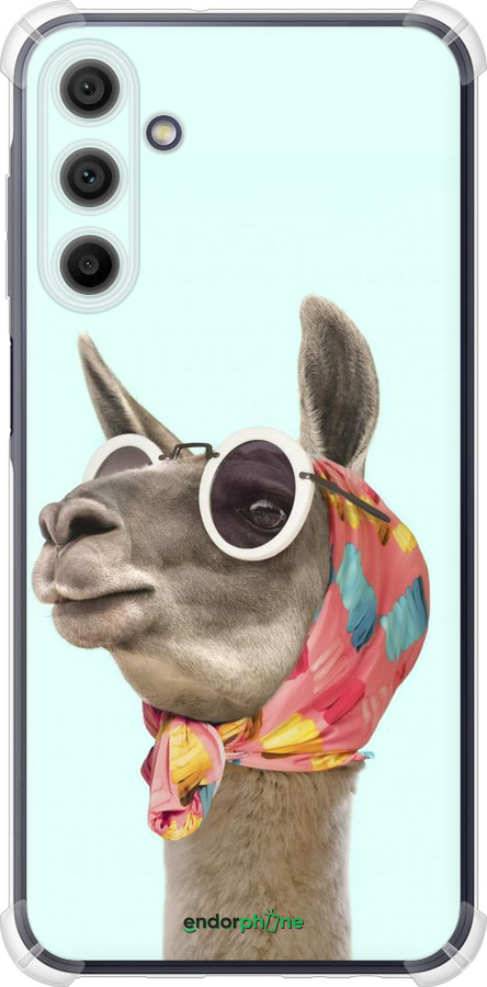Силикон с усиленными углами чехол Модная лама для Samsung Galaxy A15 - 4479sp-3357 изображение 