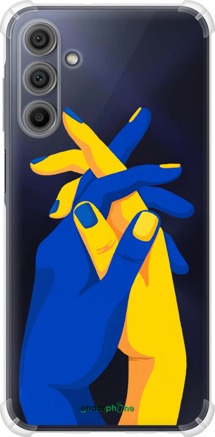 Силикон с усиленными углами чехол Stand With Ukraine для Samsung Galaxy A15 - 5255sp-3357 изображение 