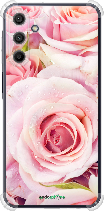 Силикон с усиленными углами чехол Розы для Samsung Galaxy A15 - 525sp-3357 изображение 