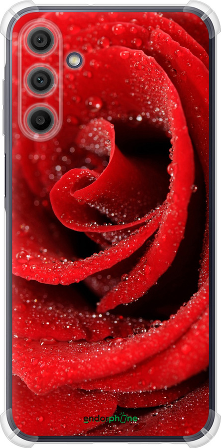 Силикон с усиленными углами чехол Красная роза для Samsung Galaxy A15 - 529sp-3357 изображение 