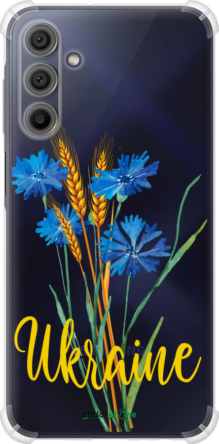 Силикон с усиленными углами чехол Ukraine v2 для Samsung Galaxy A15 - 5445sp-3357 изображение 