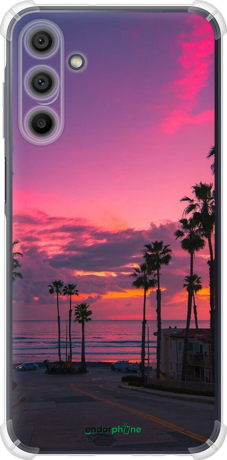 Силикон с усиленными углами чехол Пальмы для Samsung Galaxy A15 - 5873sp-3357 изображение 