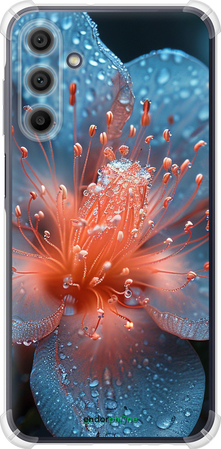 Силикон с усиленными углами чехол Роса на цветке для Samsung Galaxy A15 - 6039sp-3357 изображение 